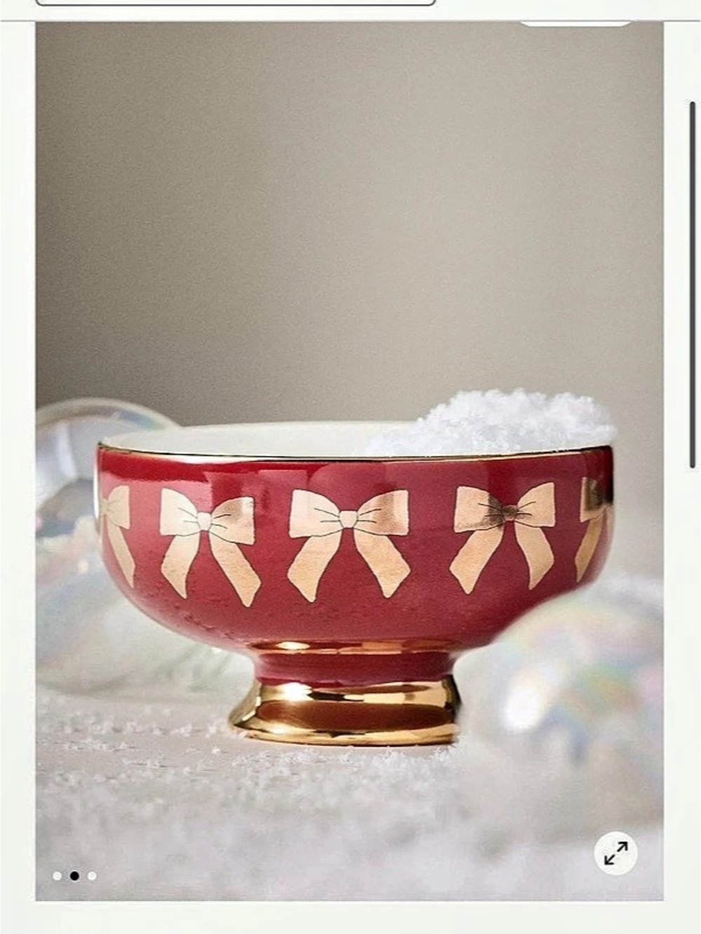 Anthropologie New York City Ballet Nut Bowl